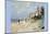 Beach at Trouville-Claude Monet-Mounted Art Print