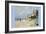 Beach at Trouville-Claude Monet-Framed Art Print