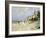 Beach At Trouville-Claude Monet-Framed Art Print