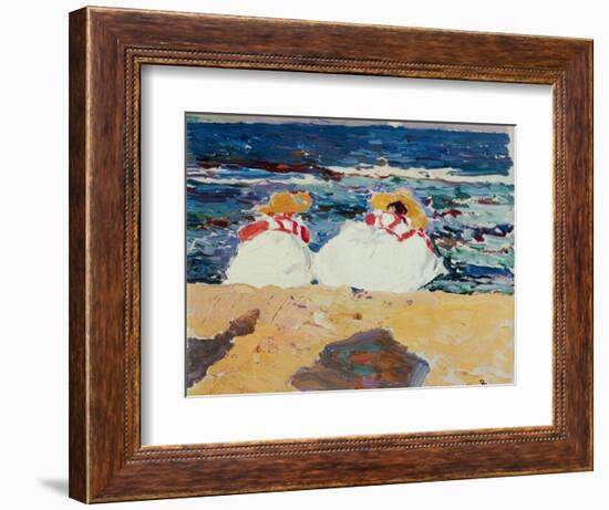 Beach at Valencia-Joaqu?n Sorolla y Bastida-Framed Giclee Print