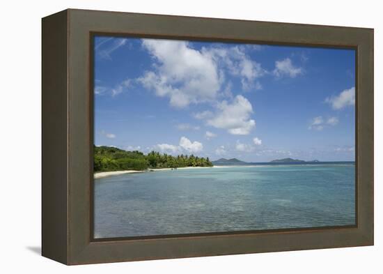 Beach at Well Bay, Beef Island, Tortola, British Virgin Islands-Macduff Everton-Framed Premier Image Canvas