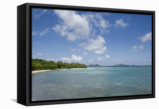 Beach at Well Bay, Beef Island, Tortola, British Virgin Islands-Macduff Everton-Framed Premier Image Canvas