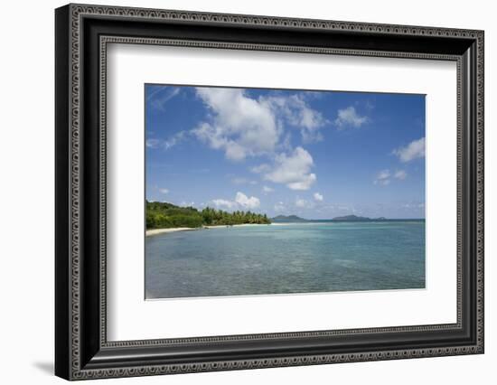 Beach at Well Bay, Beef Island, Tortola, British Virgin Islands-Macduff Everton-Framed Photographic Print