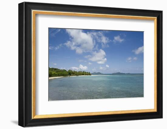 Beach at Well Bay, Beef Island, Tortola, British Virgin Islands-Macduff Everton-Framed Photographic Print