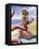 Beach Babe-Rob Johnson-Framed Premier Image Canvas