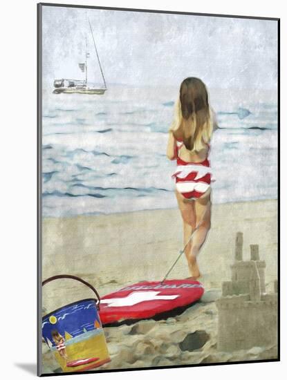 Beach Baby-Karen Williams-Mounted Giclee Print