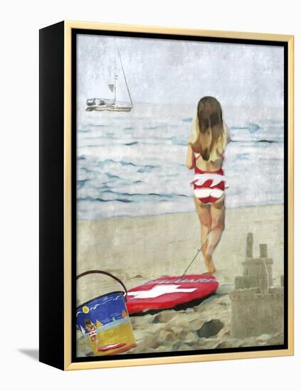 Beach Baby-Karen Williams-Framed Premier Image Canvas