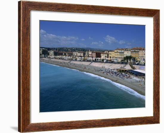 Beach, Baie Des Anges, Nice, Cote D'Azur, Provence, France, Mediterranean, Europe-Nelly Boyd-Framed Photographic Print