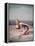 Beach Ball Girl, Woof-Charles Woof-Framed Premier Image Canvas