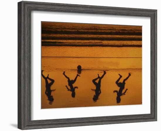 Beach Ball-Banksy-Framed Premium Giclee Print
