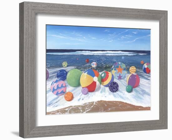 Beach Balls-Scott Westmoreland-Framed Art Print