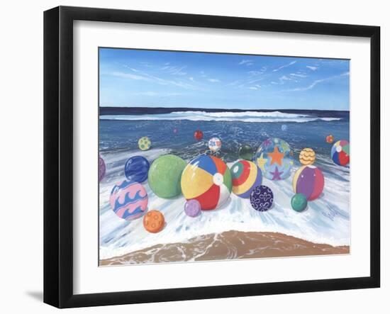 Beach Balls-Scott Westmoreland-Framed Art Print