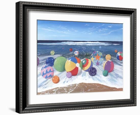 Beach Balls-Scott Westmoreland-Framed Art Print