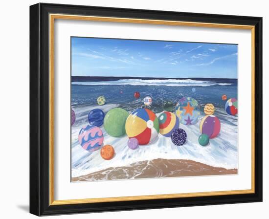 Beach Balls-Scott Westmoreland-Framed Art Print