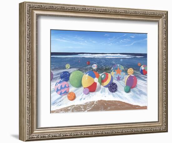 Beach Balls-Scott Westmoreland-Framed Premium Giclee Print