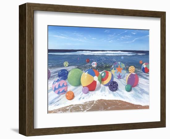 Beach Balls-Scott Westmoreland-Framed Premium Giclee Print