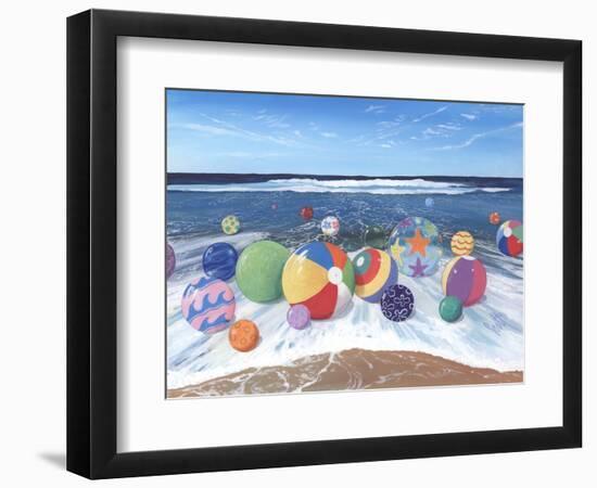 Beach Balls-Scott Westmoreland-Framed Premium Giclee Print