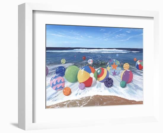 Beach Balls-Scott Westmoreland-Framed Premium Giclee Print
