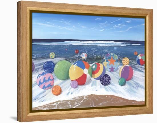 Beach Balls-Scott Westmoreland-Framed Stretched Canvas