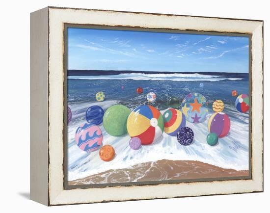 Beach Balls-Scott Westmoreland-Framed Stretched Canvas