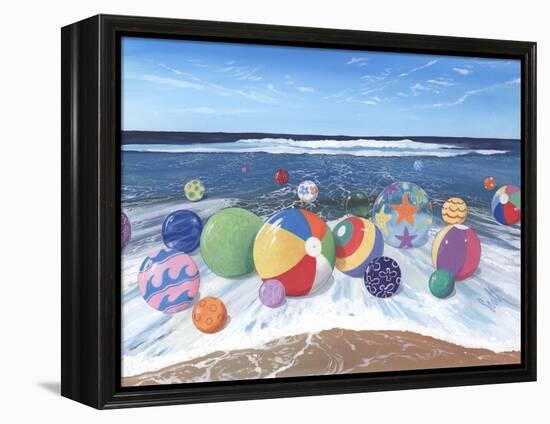 Beach Balls-Scott Westmoreland-Framed Stretched Canvas