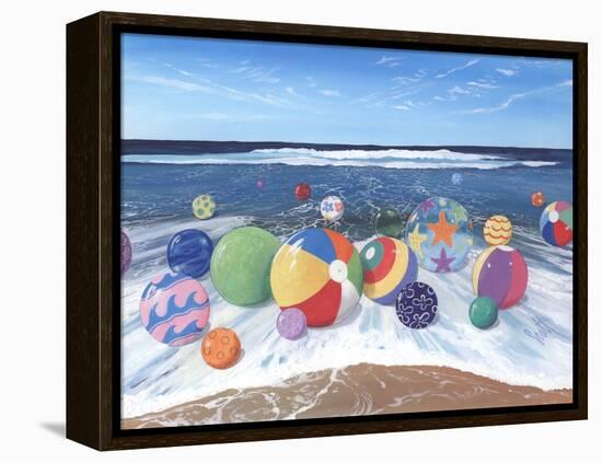 Beach Balls-Scott Westmoreland-Framed Stretched Canvas