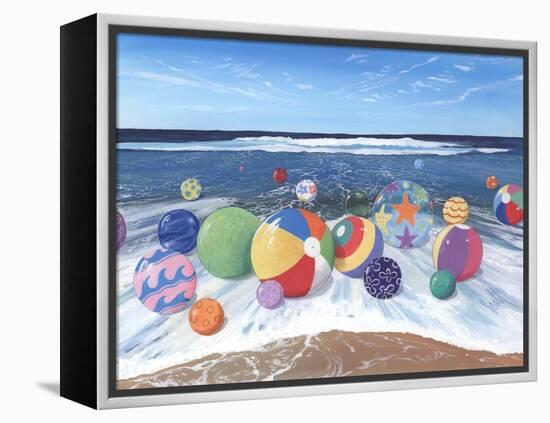 Beach Balls-Scott Westmoreland-Framed Stretched Canvas
