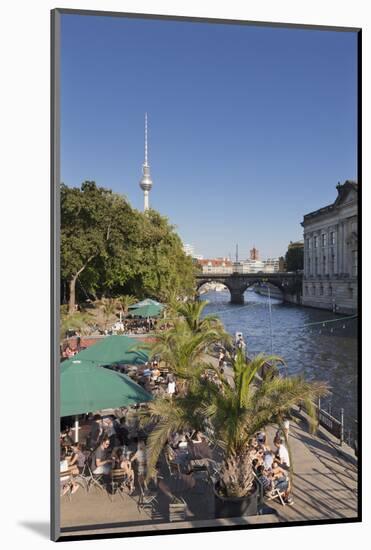 Beach Bar 'Mitte', Bode Museum, Berlin, Germany-Markus Lange-Mounted Photographic Print