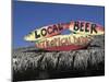 Beach Bar Sign, Grand Cayman, Cayman Islands, Caribbean-Walter Bibikow-Mounted Photographic Print