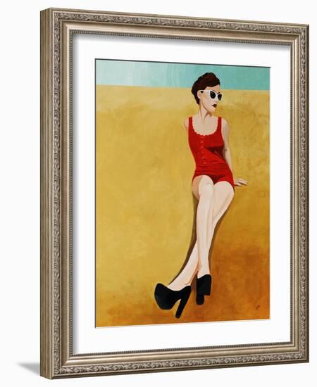 Beach Beauty-Clayton Rabo-Framed Giclee Print