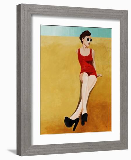 Beach Beauty-Clayton Rabo-Framed Giclee Print