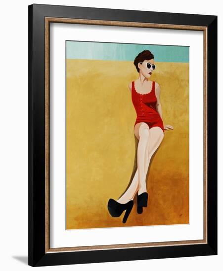 Beach Beauty-Clayton Rabo-Framed Giclee Print