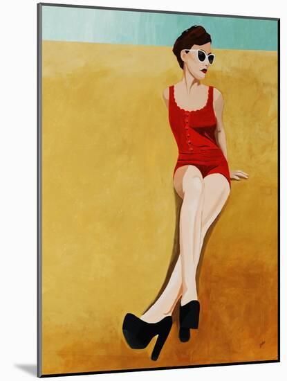 Beach Beauty-Clayton Rabo-Mounted Giclee Print