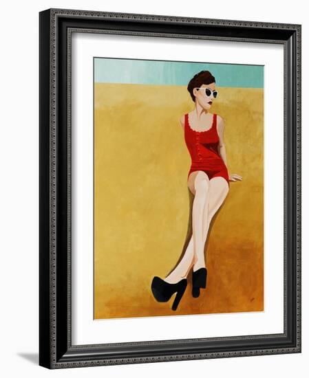 Beach Beauty-Clayton Rabo-Framed Giclee Print