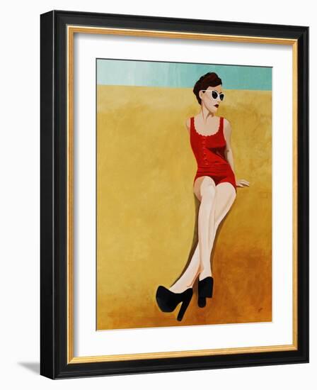 Beach Beauty-Clayton Rabo-Framed Giclee Print