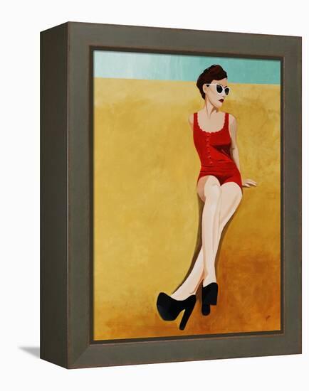 Beach Beauty-Clayton Rabo-Framed Premier Image Canvas