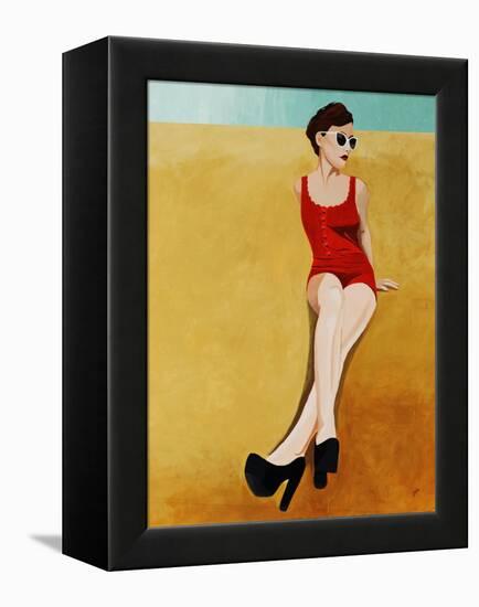 Beach Beauty-Clayton Rabo-Framed Premier Image Canvas