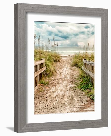 Beach Beauty-Mary Lou Johnson-Framed Photo