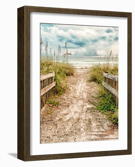 Beach Beauty-Mary Lou Johnson-Framed Photo