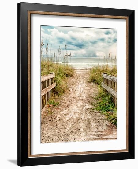 Beach Beauty-Mary Lou Johnson-Framed Photo