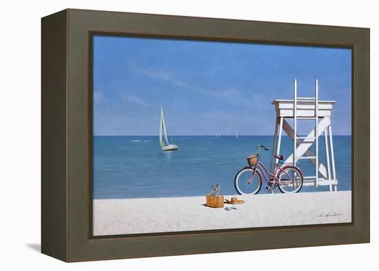 Beach Bike 3-Zhen-Huan Lu-Framed Premier Image Canvas