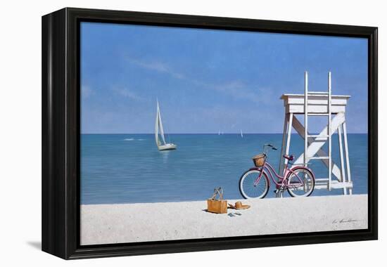 Beach Bike 3-Zhen-Huan Lu-Framed Premier Image Canvas