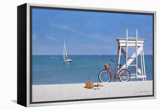 Beach Bike 3-Zhen-Huan Lu-Framed Premier Image Canvas