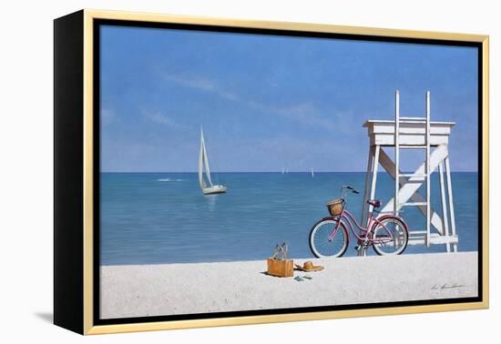 Beach Bike 3-Zhen-Huan Lu-Framed Premier Image Canvas