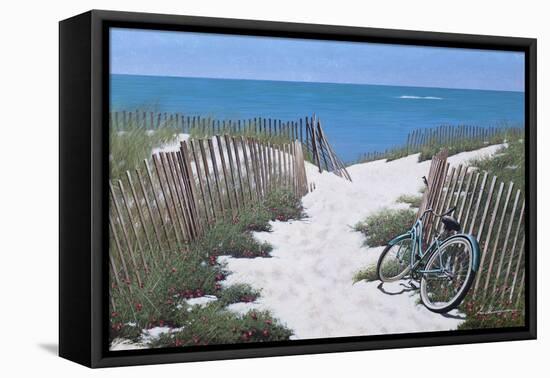 Beach Bike-Zhen-Huan Lu-Framed Premier Image Canvas