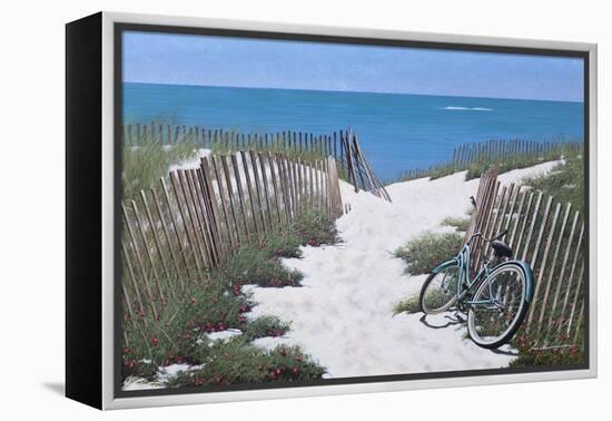 Beach Bike-Zhen-Huan Lu-Framed Premier Image Canvas