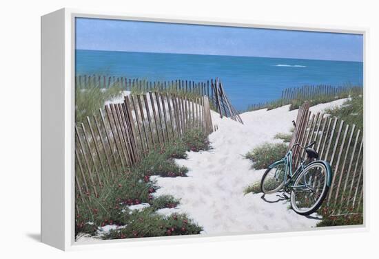 Beach Bike-Zhen-Huan Lu-Framed Premier Image Canvas