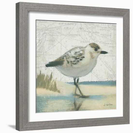 Beach Bird I-James Wiens-Framed Premium Giclee Print