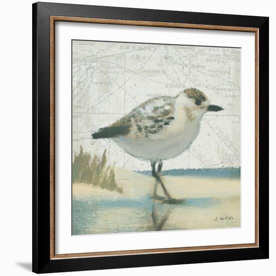 Beach Bird I-James Wiens-Framed Premium Giclee Print