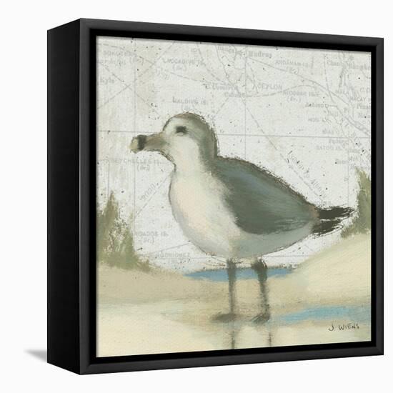 Beach Bird II-James Wiens-Framed Stretched Canvas